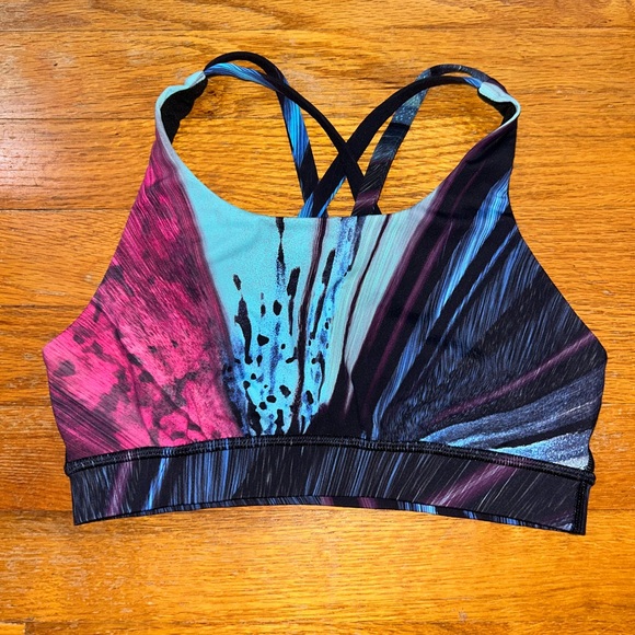 Lululemon Energy Bra Nulux | Size 4 | Electrobeam - Picture 8 of 9